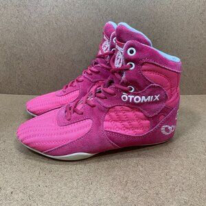 Otomix Stingray Pink High-Top Bodybuilding Weightlifting Shoes Womens Size 6.5